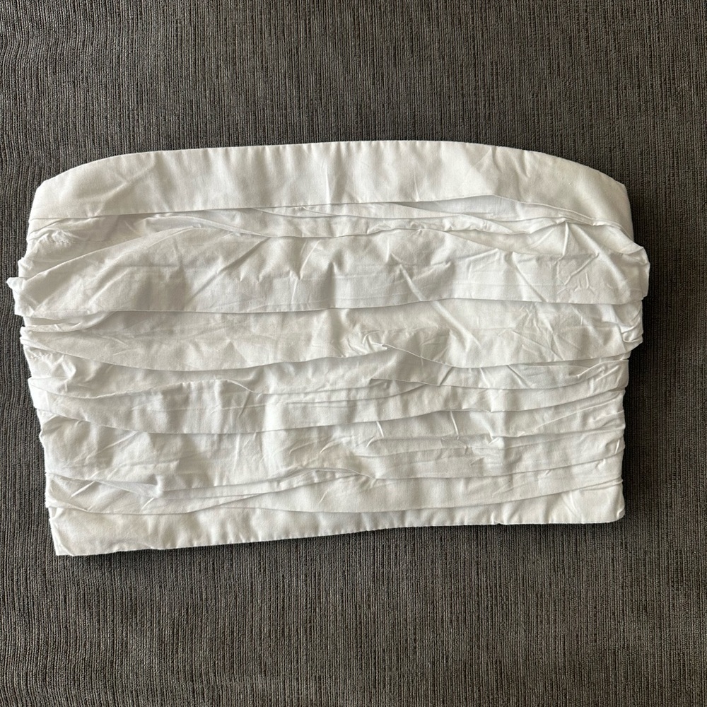 Abercrombie Ruffled Tube Top